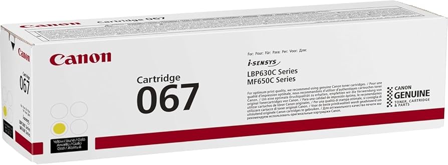 本日限定値下げ Canon 067 H カートリッジ シアン　イエロー Amazon.com: Canon 067 Yellow Toner Cartridge : Office Products